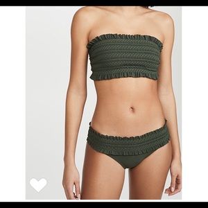 Tory Burch costa bandeau bikini set